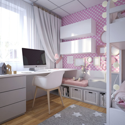 Luxusná detská izba pre dievča