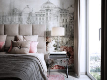 Luxusná spálňa interiérový dizajn
