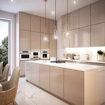 Moderná kuchyňa - realizácia interiéru podľa návrhu