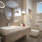 Moderná kúpeľňa návrh interiéru