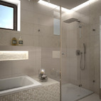 Moderná kúpeľňa vizualizácia