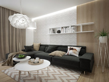 Moderná obývačka návrh