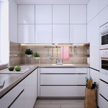 Návrh interiéru bytu moderná kuchyňa na mieru
