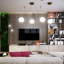 Návrh interiéru bytu moderná obývačka