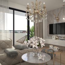 Návrh interiéru obývačky