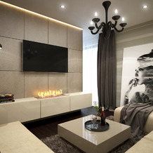 návrh obývačky luxusné doplnky