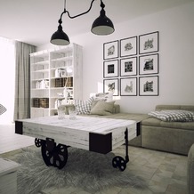 návrhy dizajnovej obývačky