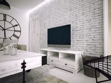 obývačková stena 3D návrh